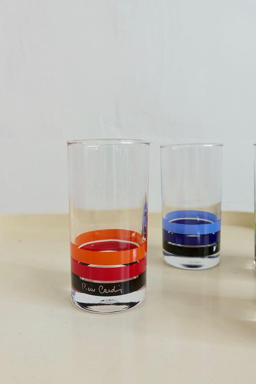 日本Pierre Cardin彩虹印花杯 全新保存品 商品图4