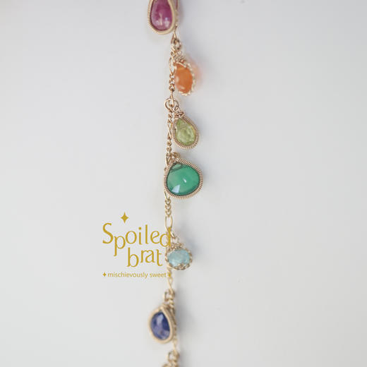 SpoiledBrat Jewelry 彩虹彩宝手链 商品图7