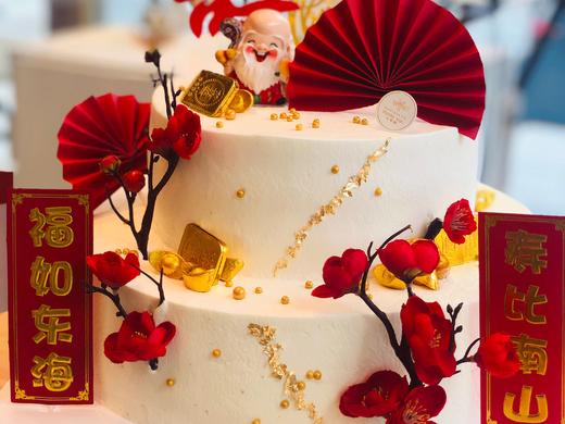 双层祝寿蛋糕（梅花款） 商品图3