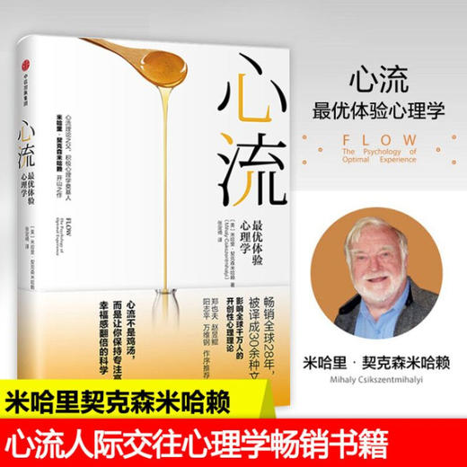 心流 体验心理学 米哈里契克森米哈赖 著 重获内心和谐自我提升心理学通俗书籍 万维钢作序推荐 商品图1