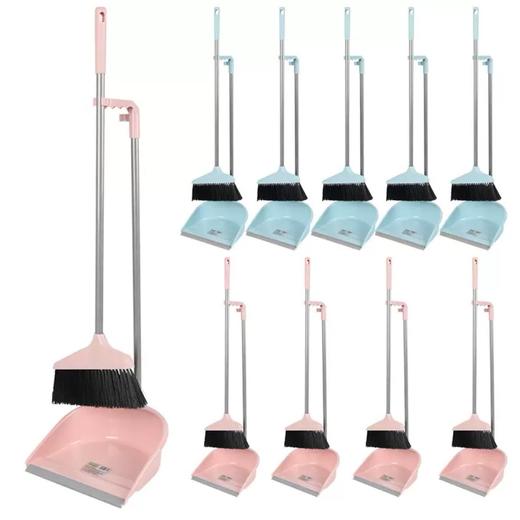 耐爱思扫把簸箕套装家用大号耐用清洁工具颜色随机 商品图3