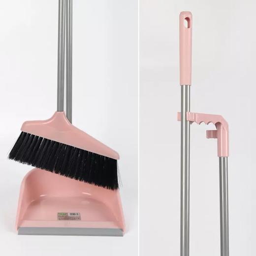 耐爱思扫把簸箕套装家用大号耐用清洁工具颜色随机 商品图1