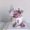 紫色鲜花蛋糕 商品缩略图0