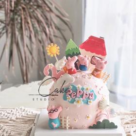 小猪佩奇主题蛋糕