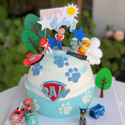 多彩童年系列  汪汪队 ·  奶油蛋糕 （打车配送需下楼自提） 商品图0