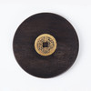 圆形五帝铜钱酸枝&紫光檀杯垫套装 商品缩略图2