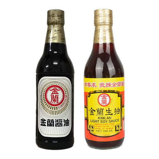 中国台湾金兰酱油/生抽酱油590ml  卤肉饭红烧餐饮居家伴侣 033396/033397 商品图0