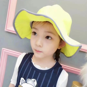 HOII/后益 荷叶边花瓣帽遮阳防晒帽秋冬款小号[福利品]