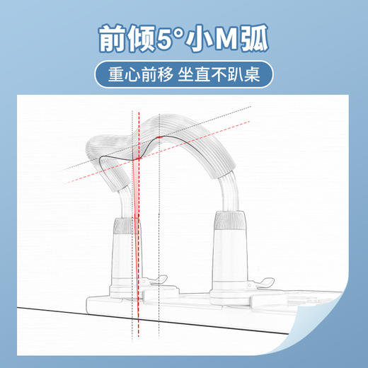 猫太子坐姿怀抱矫正器小学生预防近视护眼支架书桌儿童学习纠正写字姿势写作业视力保护器书写防低头驼背神器 商品图3