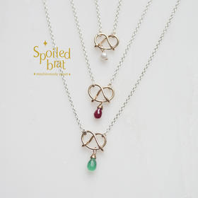 spoiled brat jewelry碱水面包pretzel脚链