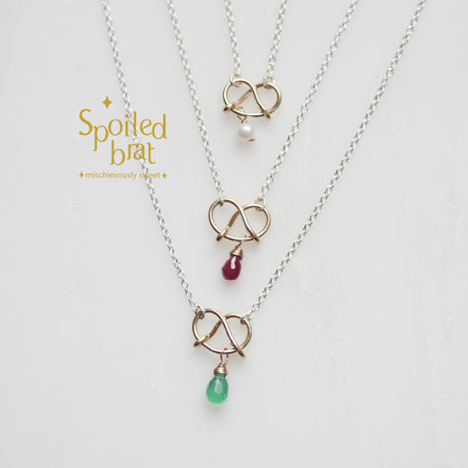 spoiled brat jewelry碱水面包pretzel脚链 商品图0