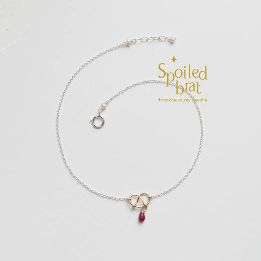 spoiled brat jewelry碱水面包pretzel脚链 商品图3