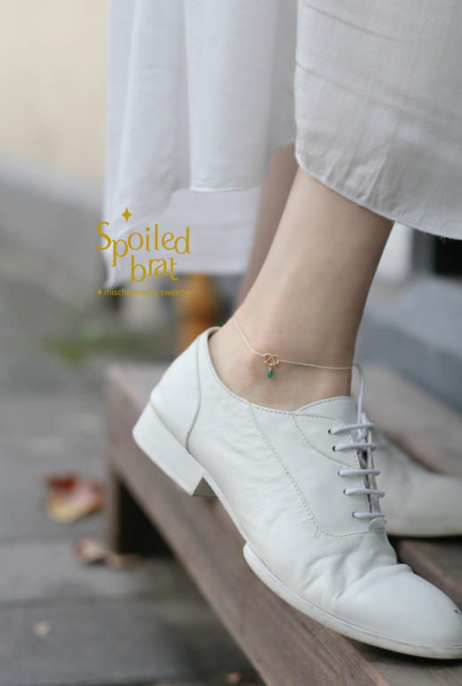 spoiled brat jewelry碱水面包pretzel脚链 商品图6