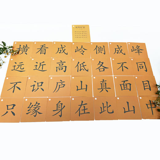 背古诗识汉字学前启蒙字卡：小学必背古诗112首（5-6年级） 商品图2
