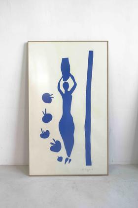 意大利艺术家手绘Mattise抽象画 大幅