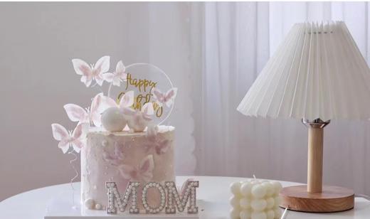 蝴蝶主题蛋糕 三层新鲜水果夹心 商品图0