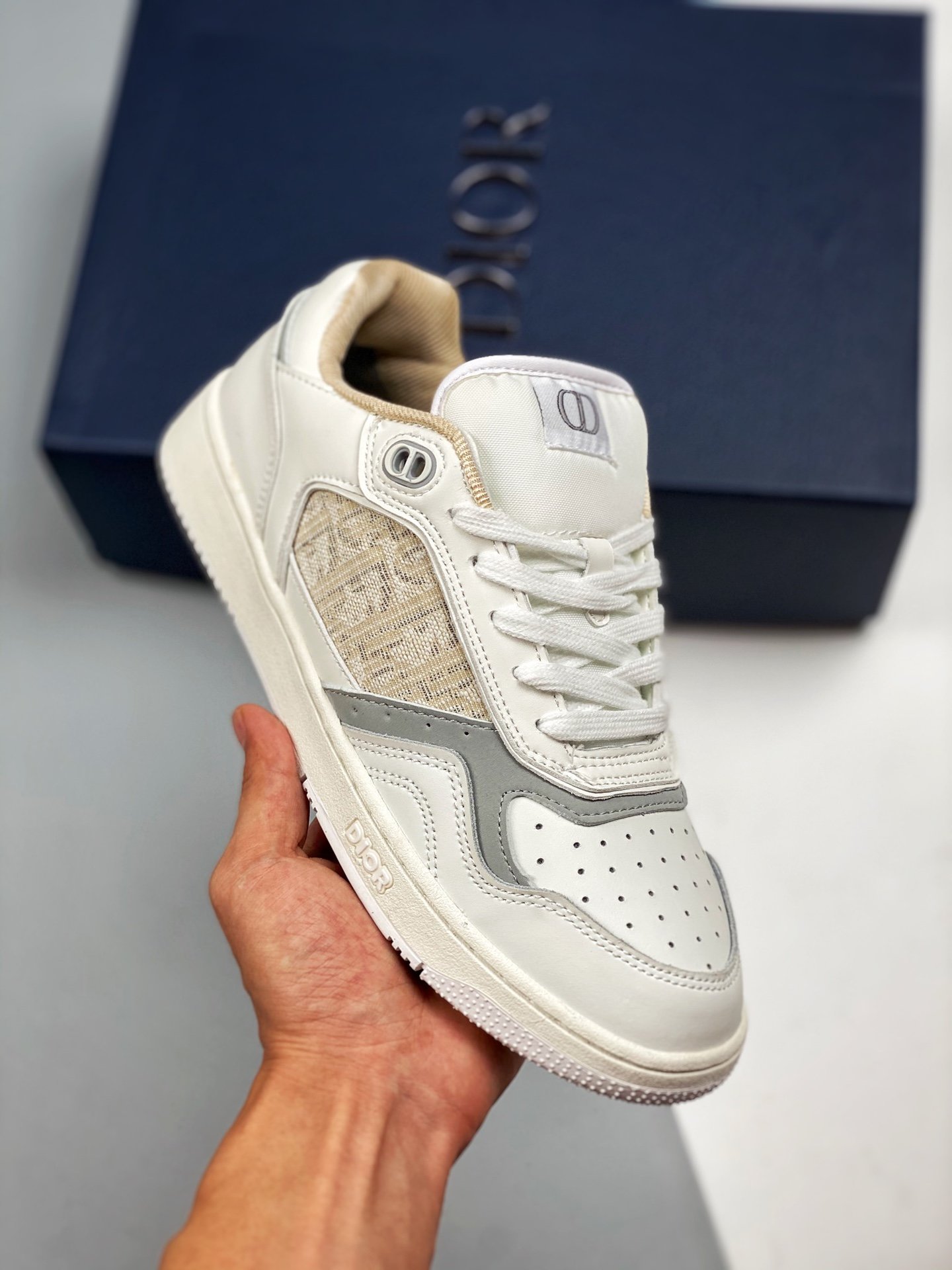 男女鞋 dior b23 oblique low top sneakers 迪奥"cd重影"