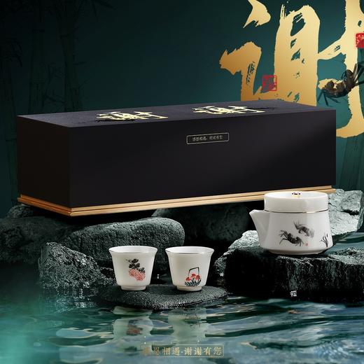 汝窑开片茶杯功夫茶具品茗杯文化创意礼品主人杯单杯手抓壶谢谢 茶道 茶杯 螃蟹杯 茶具 商品图1