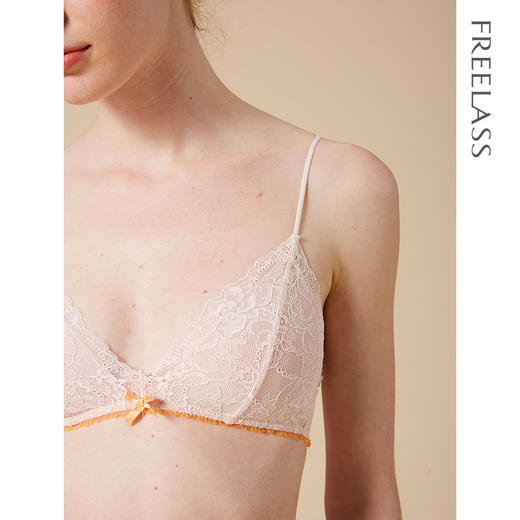 弗利少女FREELASS性感文胸蕾丝无钢圈小胸内衣法式braletteS少女 商品图3