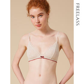 弗利少女FREELASS性感文胸蕾丝无钢圈小胸内衣法式braletteS少女