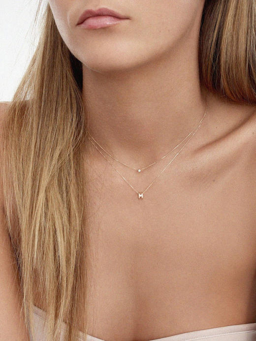 订购6周到｜Vanrycke-Charlie-18K玫瑰金 钻石 项链［法国设计师］ 商品图2