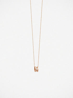 订购6周到｜Vanrycke-Charlie-18K玫瑰金 钻石 项链［法国设计师］