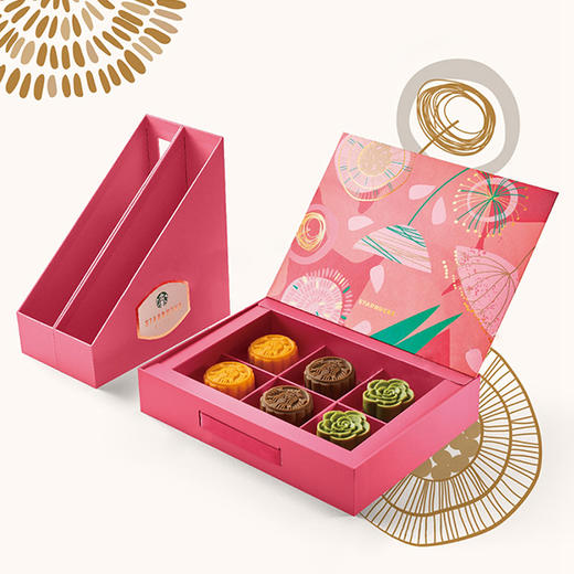 星巴克星情月饼礼盒450g【LY】 商品图1