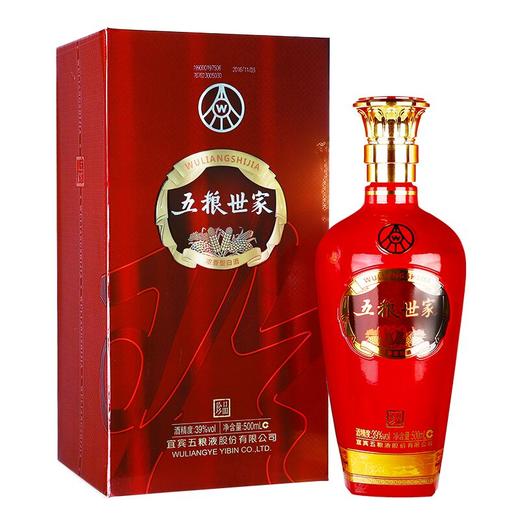 【2016年】 五粮液股份 五粮世家 珍品 浓香型 39度 500ml单瓶装 商品图0