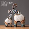 贝壳对象 五彩 一对玄关客厅电视柜创意家居饰品工艺品欧式轻奢高档 商品缩略图3