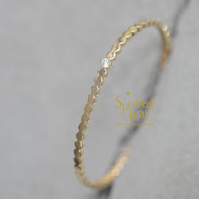 spoiled brat jewelry18k金钻石手镯