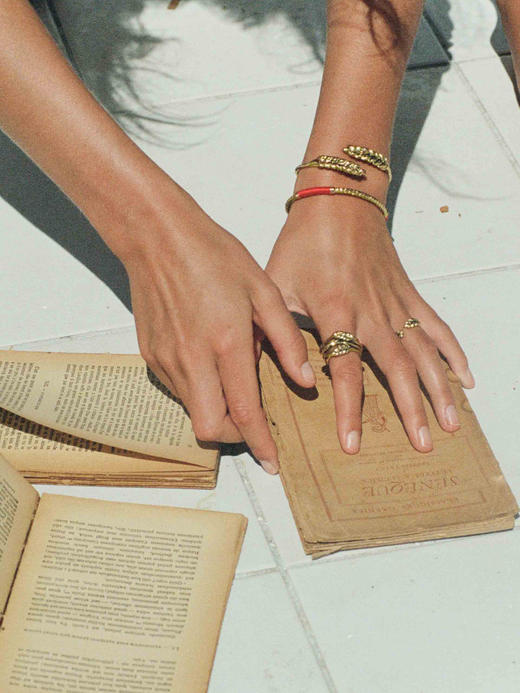 订购8周到｜Aurélie Bidermann-Wheat-小麦 开口 戒指［法国设计师］ 商品图1