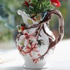 大号花瓶陶瓷装饰水罐现代时尚欧式花插大花瓶鲜花水培国画花鸟 摆件 花器 商品缩略图4