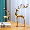 北欧轻奢纯铜梅花鹿摆件家居客厅玄关书房美式桌面酒柜全铜装饰品 纯铜 摆件 时尚 鹿 铜艺 商品缩略图4