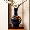 罗比罗丹富贵圆满珐琅彩陶瓷客厅玄关新中式居家装饰插花花瓶摆件 商品缩略图2