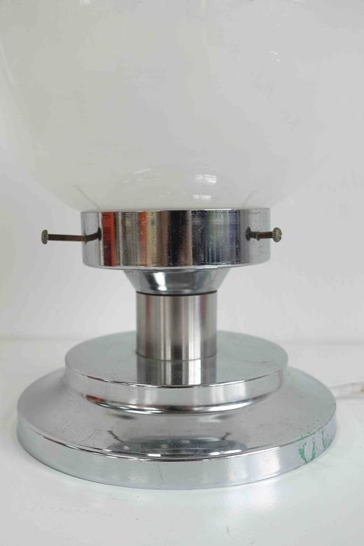 【在仓】意大利60s中古Murano吹制艺术玻璃台灯 镀铬底座 商品图3