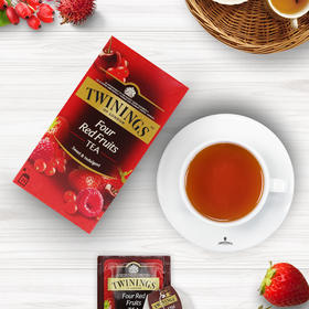 川宁四红果果香茶25袋 四种红果甜蜜VC 袋泡茶 DIY果茶 021069