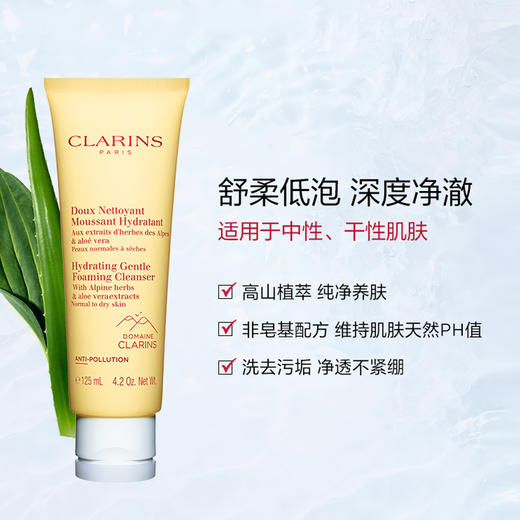 娇韵诗 全新温和泡沫洁面乳 黄绿粉洁面 商品图2