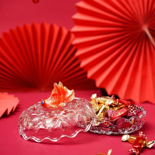 罗比罗丹 年年有余 糖盒 伴手礼 珐琅彩 果盒 鱼收纳 商品图4