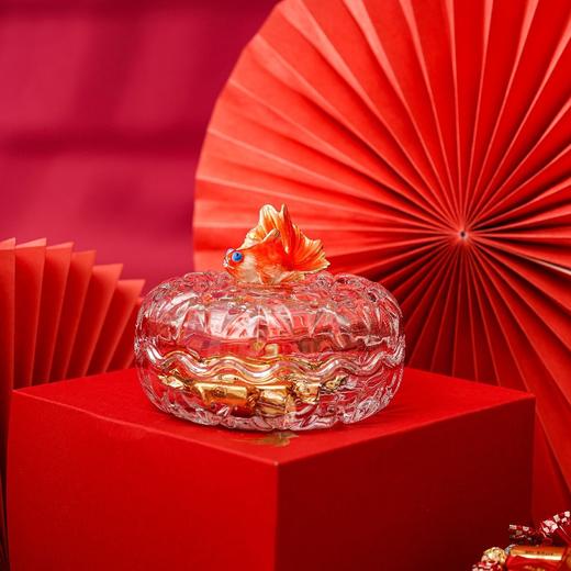 罗比罗丹 年年有余 糖盒 伴手礼 珐琅彩 果盒 鱼收纳 商品图3