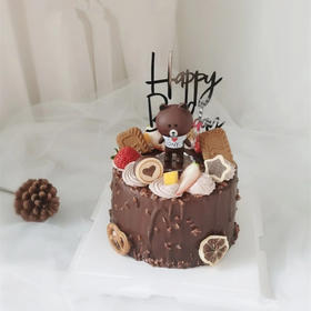 【梦龙布朗熊】叮当CAKE爆款生日蛋糕-梦龙脆皮蛋糕