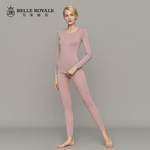 皇家丽美超细德绒女士情侣打底保暖套装BNN8152 商品图3