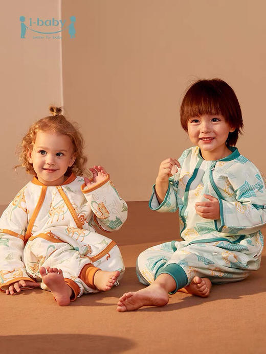 ibaby×outlast太空科技恒温睡袋秋冬款分腿睡袋 婴儿防踢被宝宝睡袋儿童睡衣 商品图4