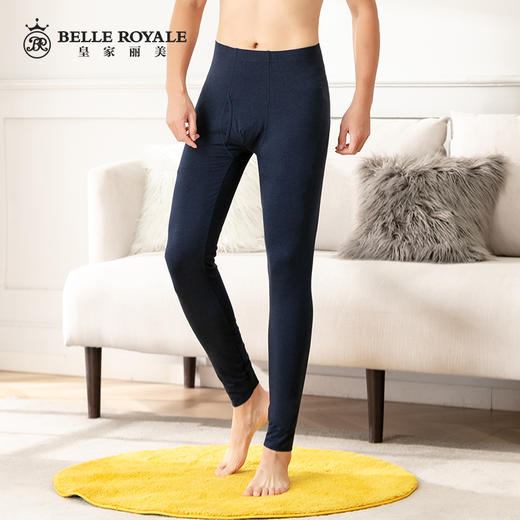 皇家丽美秋季男士德绒超细旦保暖打底裤BNN8163 商品图0