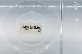 生日蛋糕写字必拍的巧克力牌（字丑，介意慎拍，限10个字内）