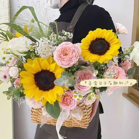 花艺  春晖 向日葵花篮