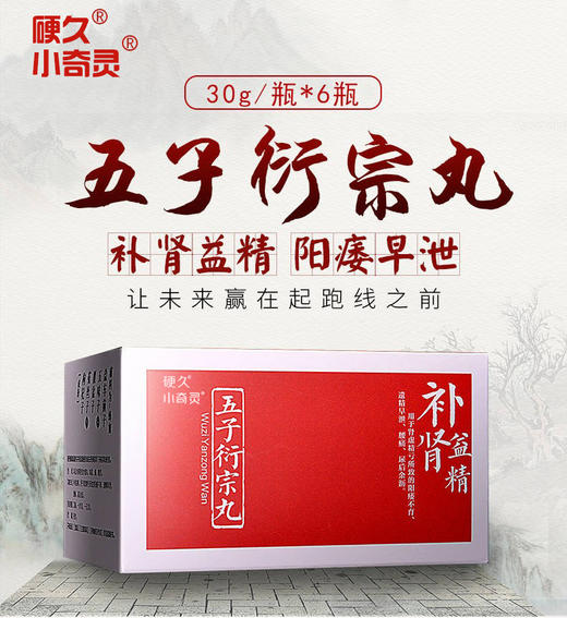 硬久小奇灵五子洐宗丸衍生治疗早泄男不持久阳痿肾虚补肾遗精中药 商品图2