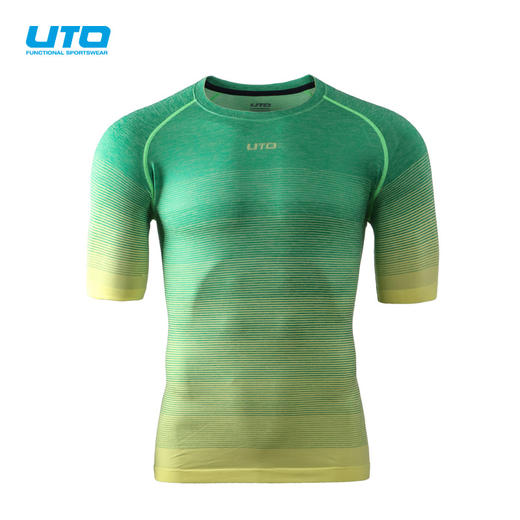 UTO悠途男女款圆领跑步短袖快干运动衫马拉松透气越野T恤 商品图4