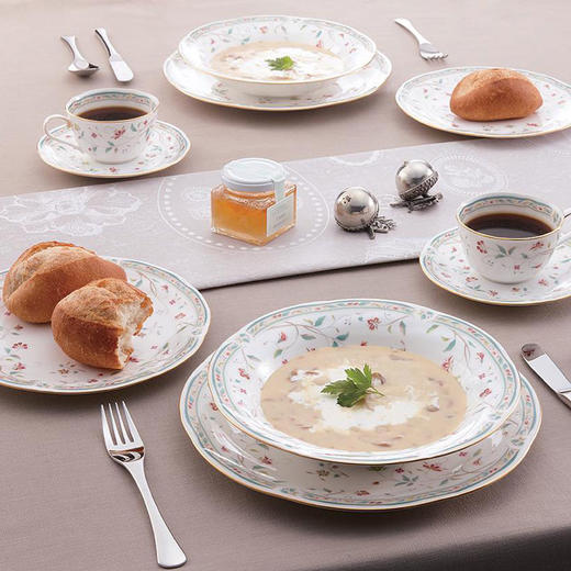 Noritake则武 Hanasarasa花更纱日式小清新盘子点心盘餐盘家用 商品图3