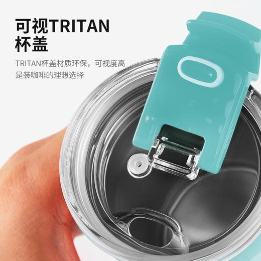 法国santeco车载杯便携随手杯保温杯咖啡杯 不锈钢 杯子 时尚 保温杯 商品图1