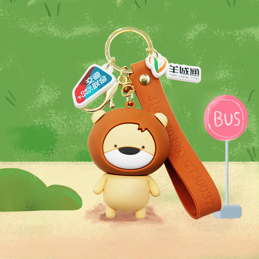 广州地铁小狮子赛几全国一卡通羊城通纪念卡（不含充值金） 商品图2